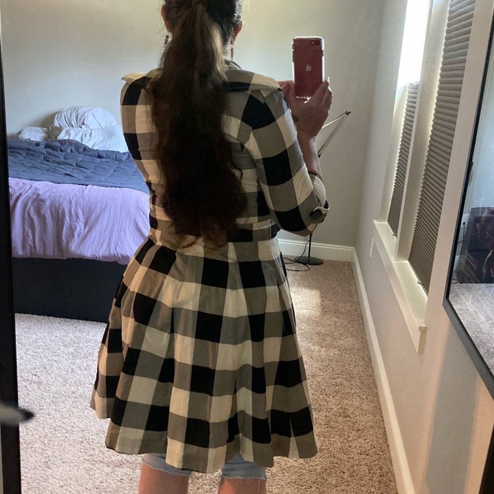 Lapis Gingham Jacket Size Medium